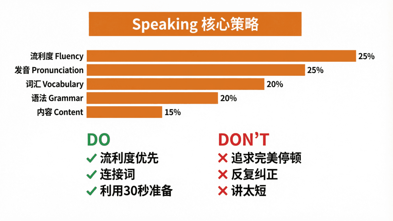 Speaking 核心策略